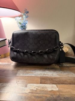 COACH charter flap crossbody 24 in  strap