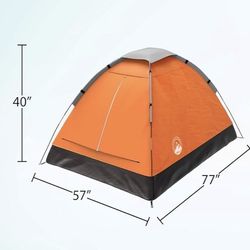 (2) 2 Person Tents With Adjoining 10FT Screen Tent