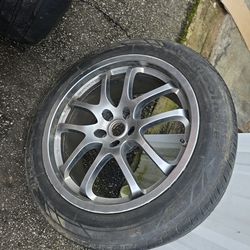 G35 rear rims with decent tires