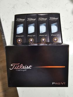 Pro V 1 box new balls