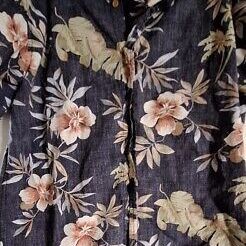 Of All Threads Haiwan Short Sleeve Button Down Shirt Men's Size Large