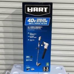 BRAND NEW Hart 40V String Trimmer (weed eater) & Leaf Blower - TOOLS ONLY 