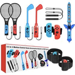 BRAND NEW IN BOX NINTENDO Switch Sports Accessories - CODOGOY 11 in 1 Switch Sports Accessories Bundle for Nintendo Switch Sports, Family Accessories 