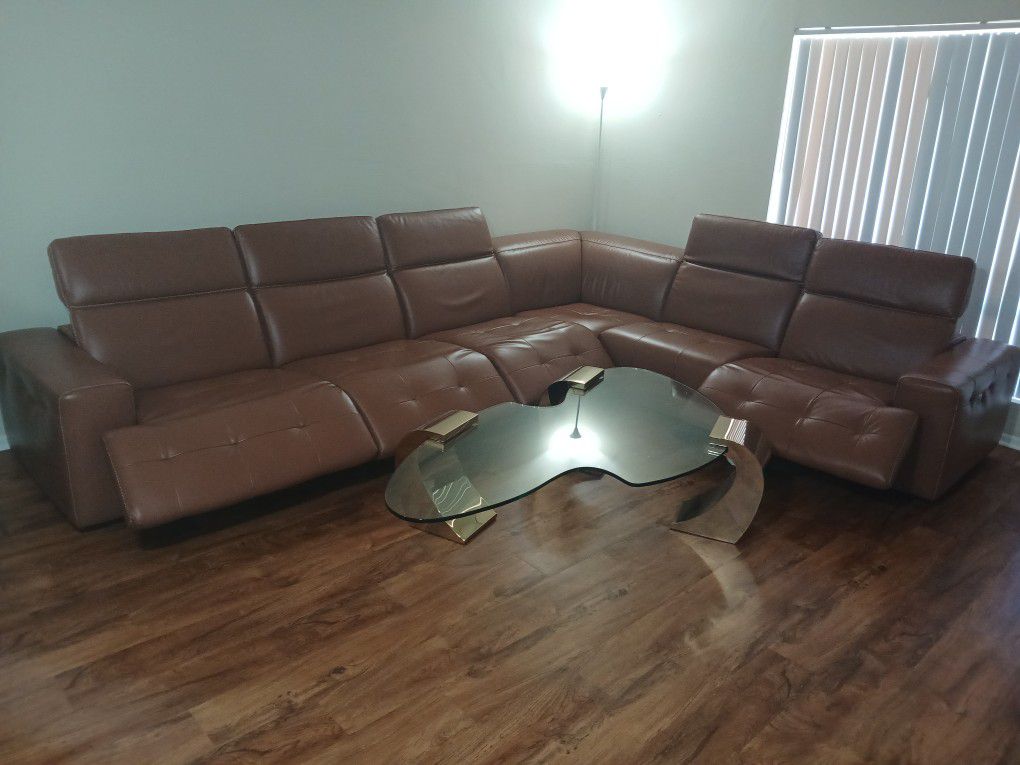  Leather Sofa Set 