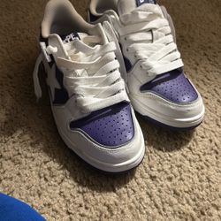 Bape Sta Ostrich Pack White Purple