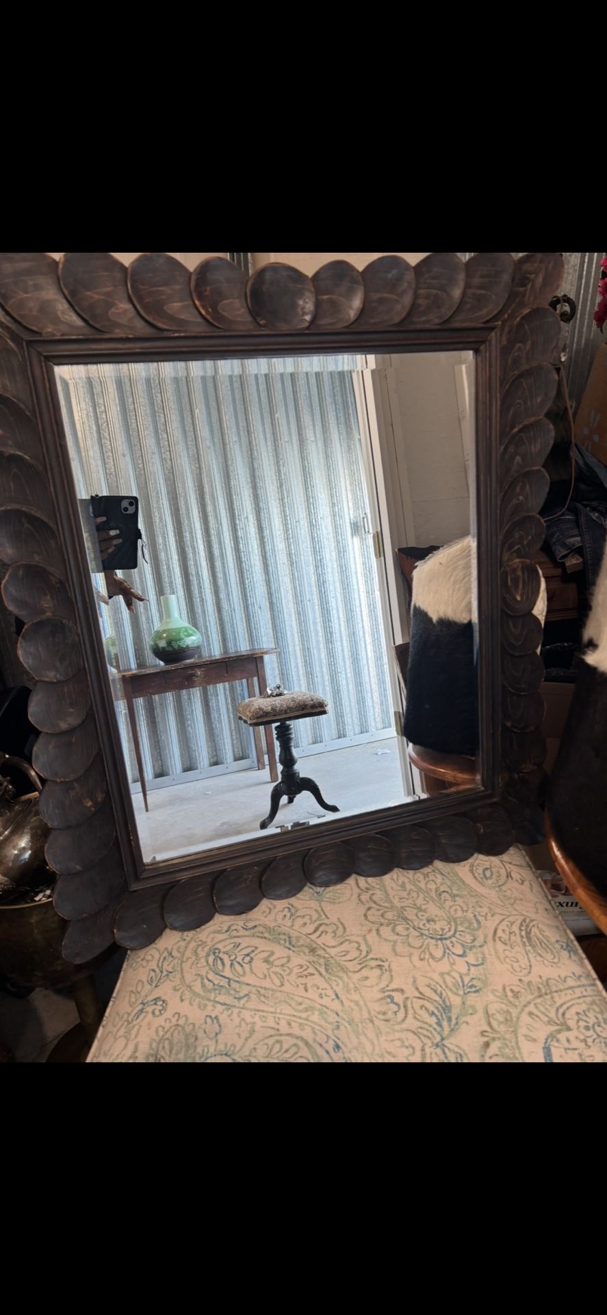 Mirror Wood Carved