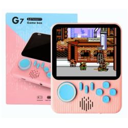 Grey G7 Handheld Game Console, 3.5 Inch Screen, Portable Gaming Device 600+ classic games 