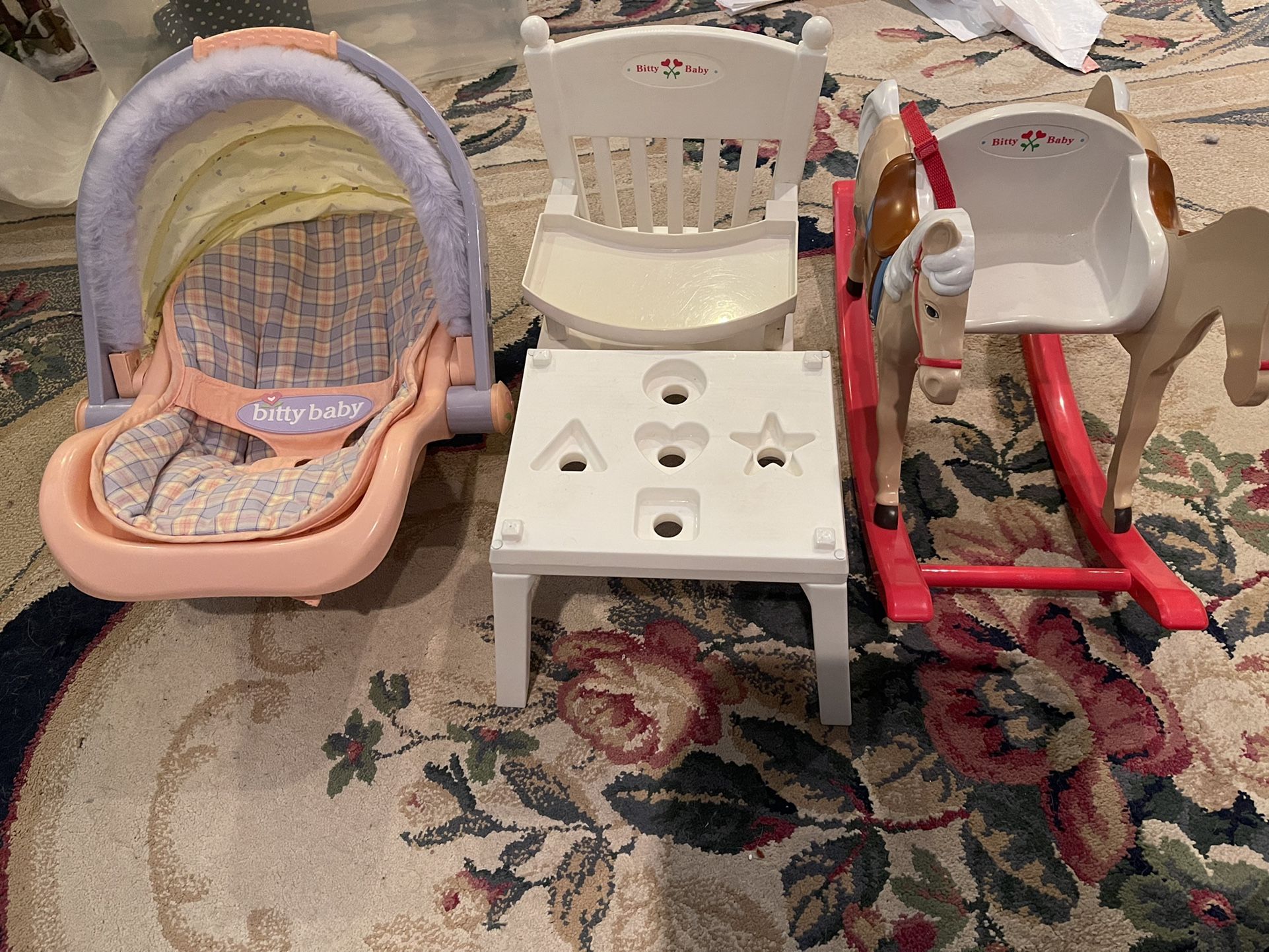 Set Of Itty Bitty Antique Baby Toys