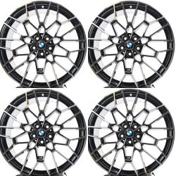 20" Staggered BMW 3-4-5-6-7-Series Wheels Rims Set of 4 20x8.5 20X9.5 5x112 827M