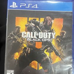 PS4 Call Of Duty Black Ops 4