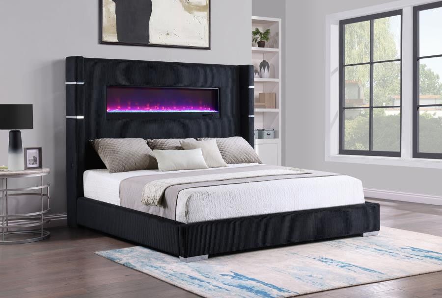 UPHOLSTERY PLATFORM BED NEW IN BOX