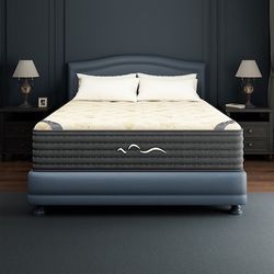SweDrea 12-in Firm Twin XL Hybrid Memory Foam/Coil Blend Mattres s in a Box