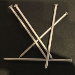 Amerimax 250470 7” Aluminum Gutter Spike Nails 250 Count. Plus 52 Extras, 302 Total