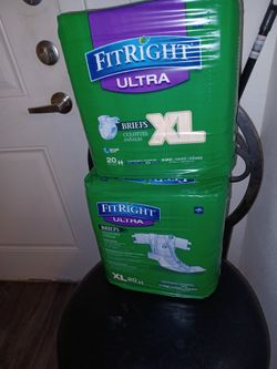 FITRIGHT ULTRA BRIEFS  CULOTTES   PAÑALES  $ 8 EACH BAG OF 20