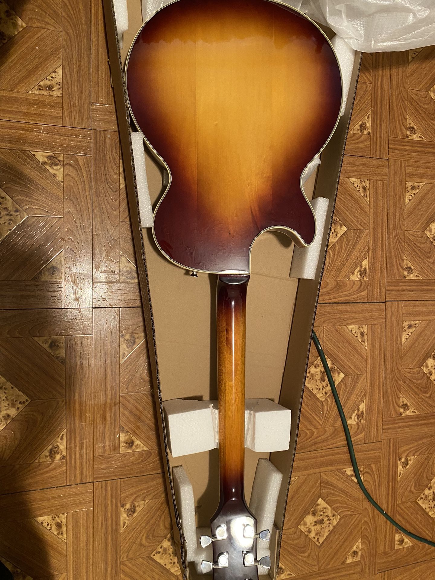 IYV IJZ 300 TSB Jazz Solid Hollow Body Electric Guitar for Sale in