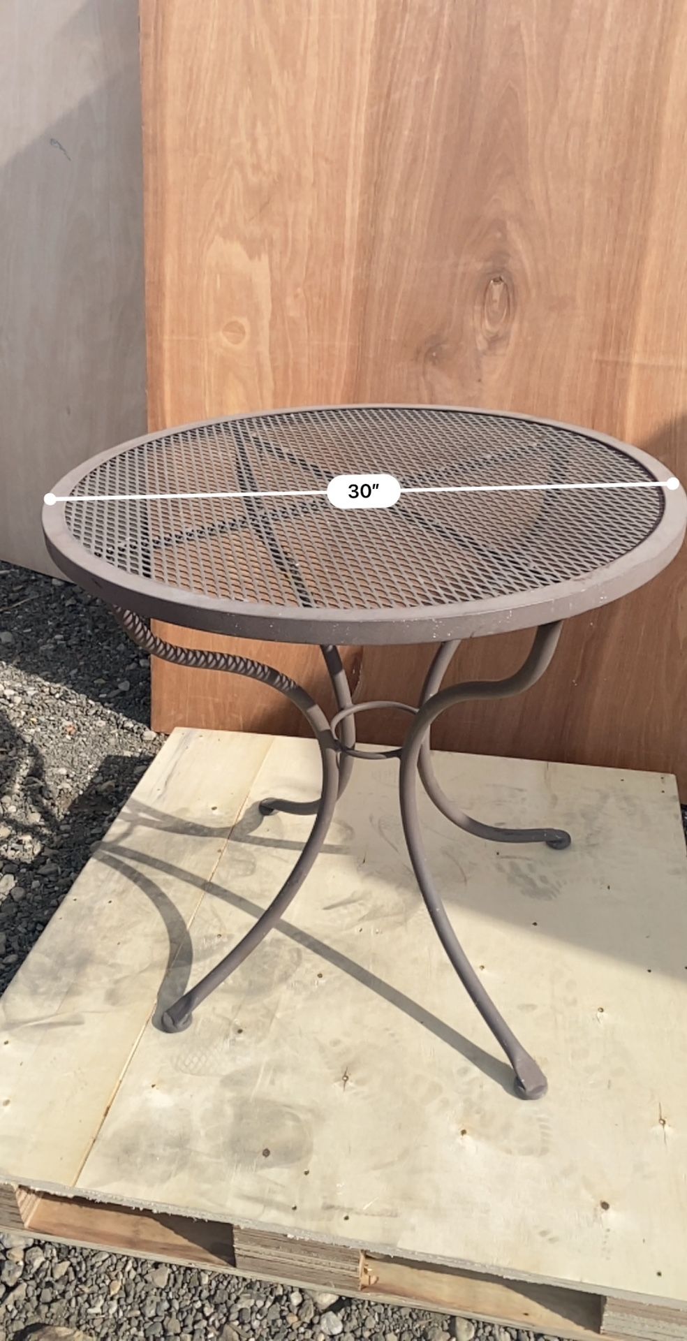 Iron Patio Table