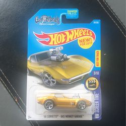 Hot Wheels 68 Corvette- Gas Monkey Garage