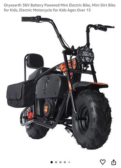 Mini electric bike or dirt bike
