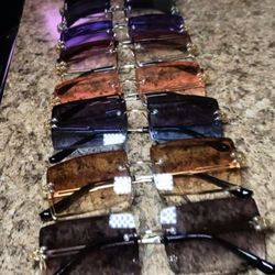 Vintage Rimless Sunglasses