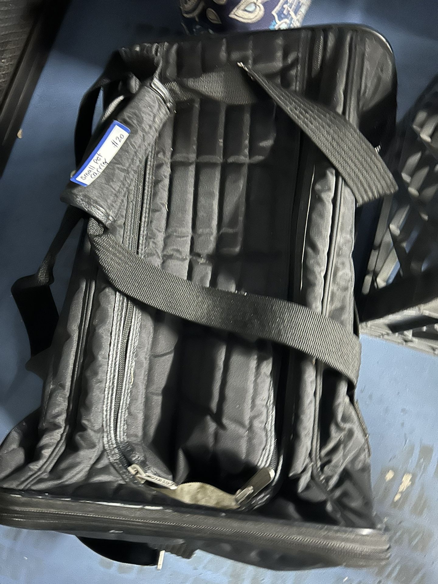 Small Pet Carrier Plush Bedding Like New