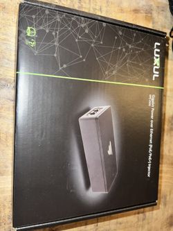 Luxul Gigabit Power-Over-Ethernet PoE/PoE+ Injector XPE-2500