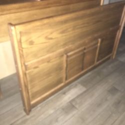 Wood Queen Bed Frame