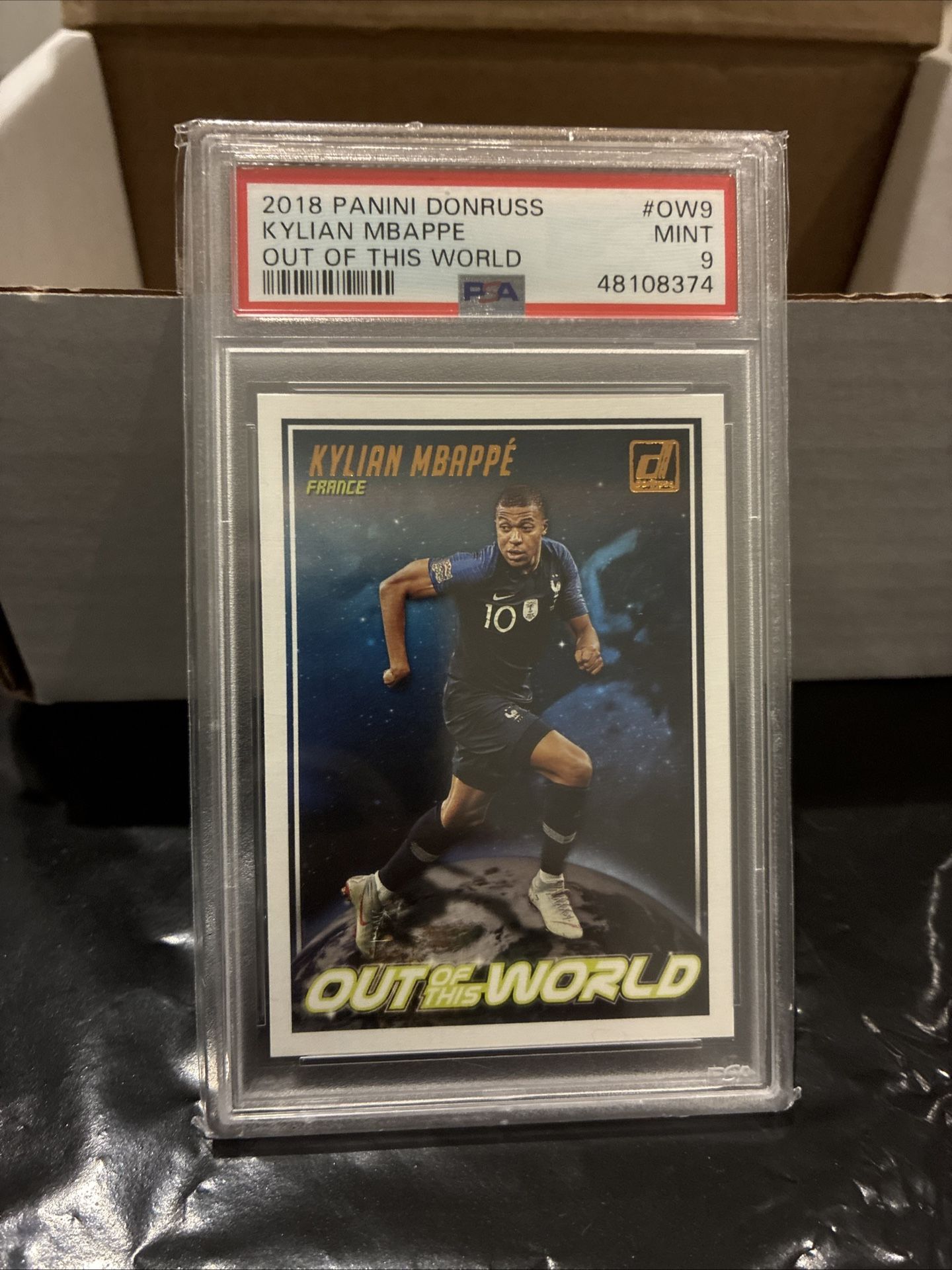 kylian mbappe psa 9 graded
