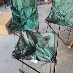 2 Hammock Chairs And Table.  Foldable 