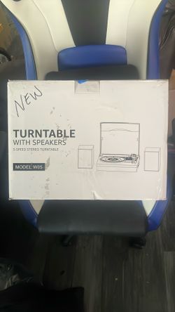 Record Player With Speakers