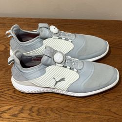 Golf Shoes Mens Puma Ignite PWRADAPT Caged Disc Golf Shoes 