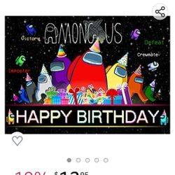 5 x 3 Ft Among Backdrop Banner 