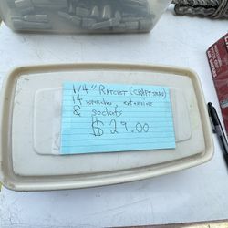 Three 1/4” Ratchet Sets