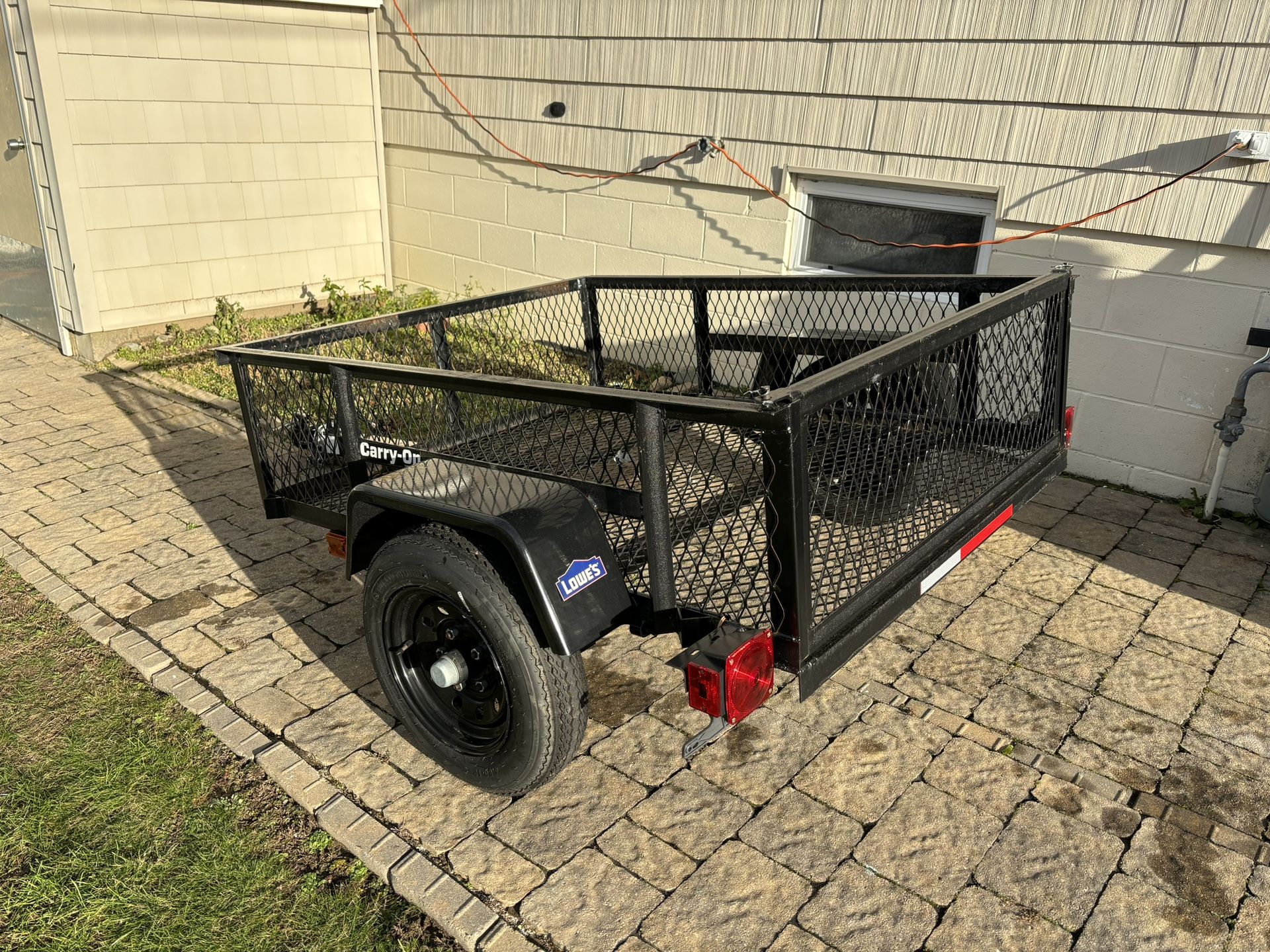 Carry-On Trailer 4-ft x 5-ft Steel Mesh Utility Trailer (1750-lb Capacity)