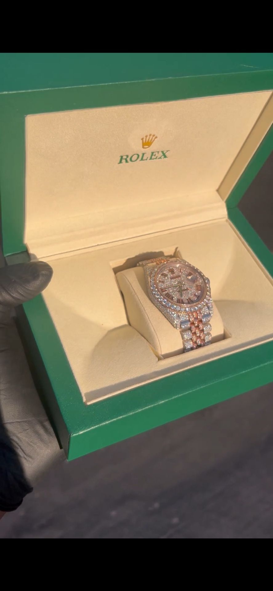 Moissanite Men’s Watch