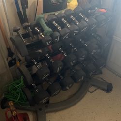 Dumbbell Set with stand