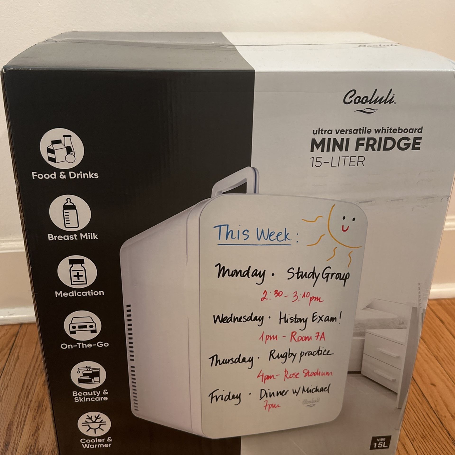 NEW IN BOX: Mini Fridge 15 Liter