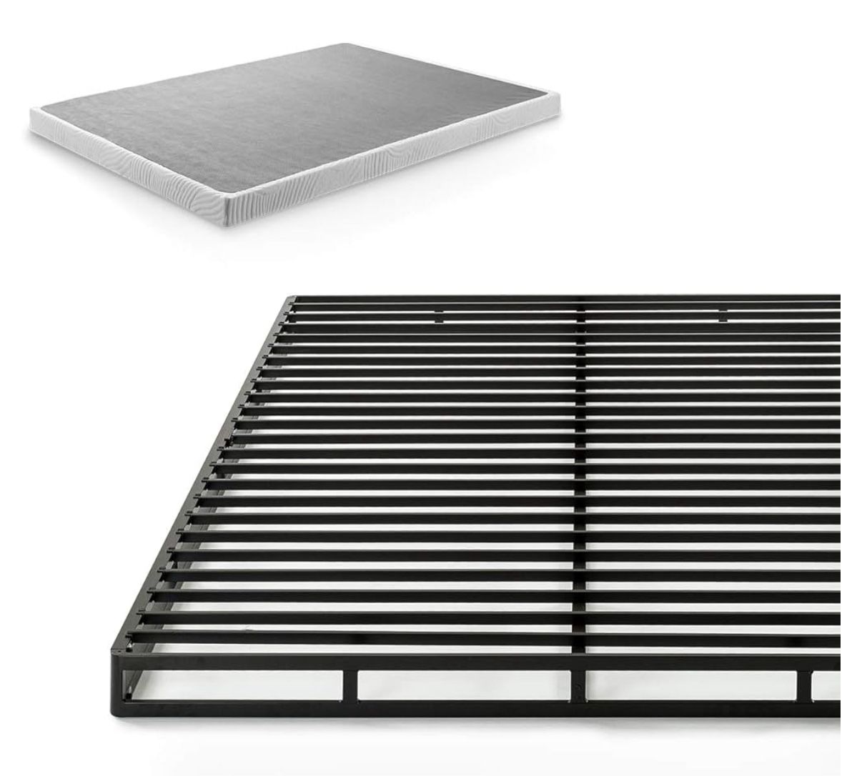New Zinus Victor 4” Quick Lock Metal Smart Box Spring, Full