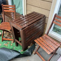 IKEA Outdoor Table And Chairs