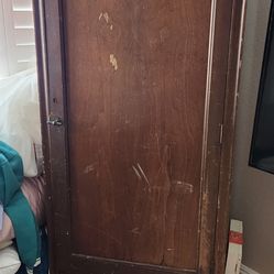 Vintage Wood Closet / Armoire