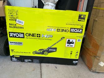 New Ryobi One+ 18V Dual Battery 16” Lawn Mower