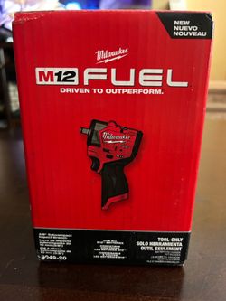 Milwaukee M12 Fuel 3/8” Subcompact Impact Wrench