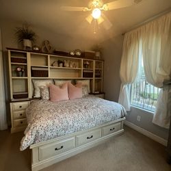 Full Size  Bed, Storage Bed, By Stone Creek Furniture, Wall Bed Unit