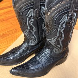 Crocodile cowboy boots Los Altos size 10 1/2