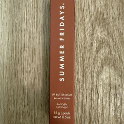 Brand New Summer Fridays Lip Butter Balm in Iced Coffee