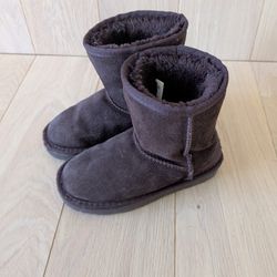 Dream Pairs Brown Suede Girls Winter Boots Size 11