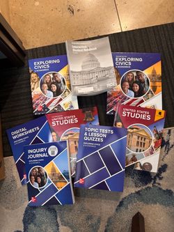 Samples- perfect for home schoolers- McGraw Hill Civics & Economics Textbook Bundle