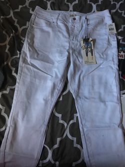 Brand new women ankle jeans white - size 14
