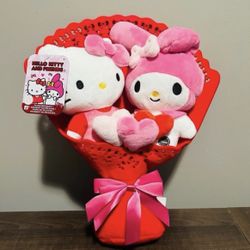 Hello Kitty And Friends Valentines Plush Bouquet 
