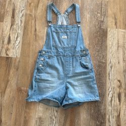 Levi’s Denim Short Overalls