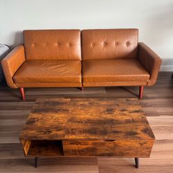 Lift-Top Coffee Table with Hidden Storage